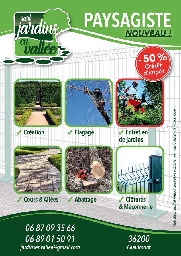 flyer jardins en vallee